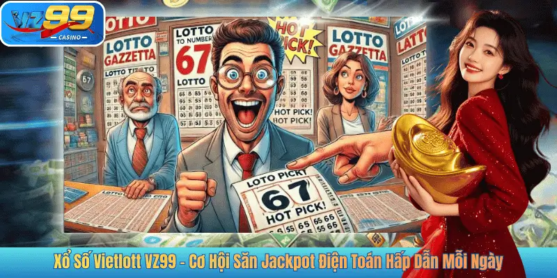 Xổ Số Vietlott VZ99 – Cơ Hội Săn Jackpot Điện Toán Hấp Dẫn Mỗi Ngày